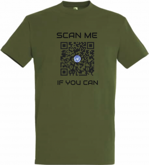 (Bild für) Premium T-Shirt QR-Scan Undof/Ausbatt